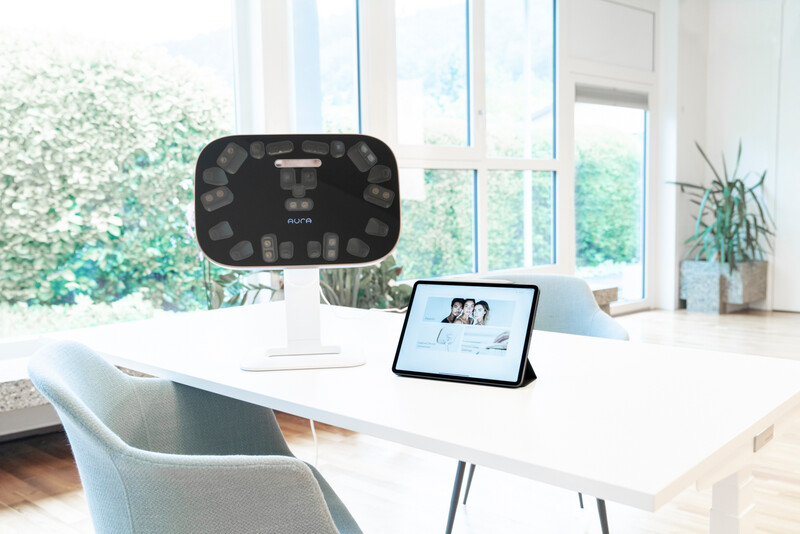 Aura skin scanner consultation